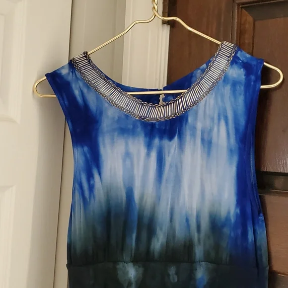 CruiseWear and Company blue tie dye dress - Picture 2 of 10